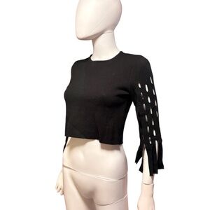 Maria Pavan Cutout Crop Top - S